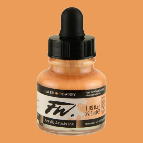 Daler Rowney FW Acrylic Artist Ink 29.5ml Cam Şişe Flesh Tint 578 - 578 Flesh Tint