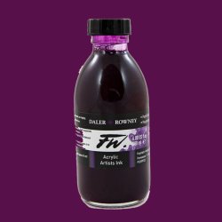 Daler Rowney - Daler Rowney FW Acrylic Artist Ink 180ml Purple Lake 437