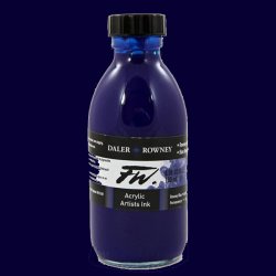 Daler Rowney - Daler Rowney FW Acrylic Artist Ink 180ml Rowney Blue 119