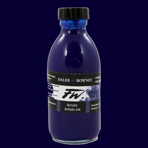 Daler Rowney FW Acrylic Artist Ink 180ml Rowney Blue 119