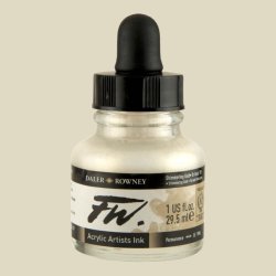 Daler Rowney - Daler Rowney FW Acrylic Artist Ink 29.5ml Cam Şişe Shimmering Gold 709