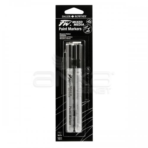 Daler Rowney FW Mixed Media Paint Marker Sets 101 0,8mm Teknik Uç (S)