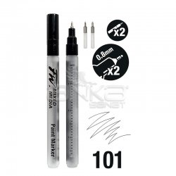 Daler Rowney FW Mixed Media Paint Marker Sets 101 0,8mm Teknik Uç (S) - Thumbnail