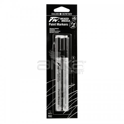 Daler Rowney FW Mixed Media Paint Marker Sets 102 1mm Sert Uç (S)