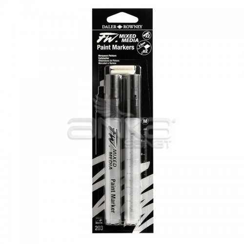 Daler Rowney FW Mixed Media Paint Marker Sets 203 2-6mm Kesik Uç (M)