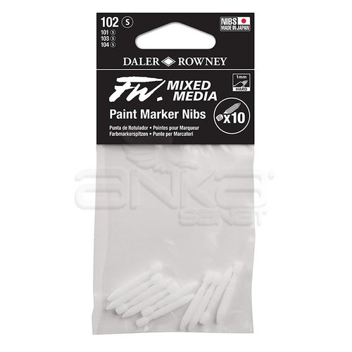 Daler Rowney FW Mixed Media Yedek Uç 102 1mm (S) 10lu