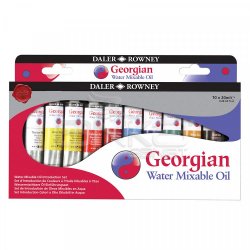 Daler Rowney - Daler Rowney Georgian Water Mixable Yağlı Boya Introduction Set