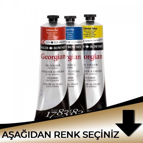 Daler Rowney Georgian Yağlı Boya 225ml Metalik Tonlar