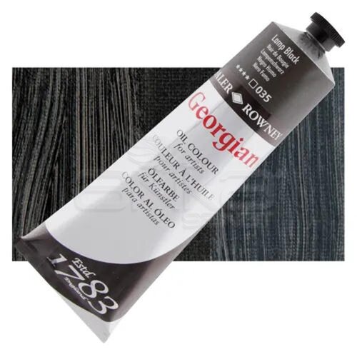 Daler Rowney Georgian Yağlı Boya 225ml 035 Lamp Black - 035 Lamp Black