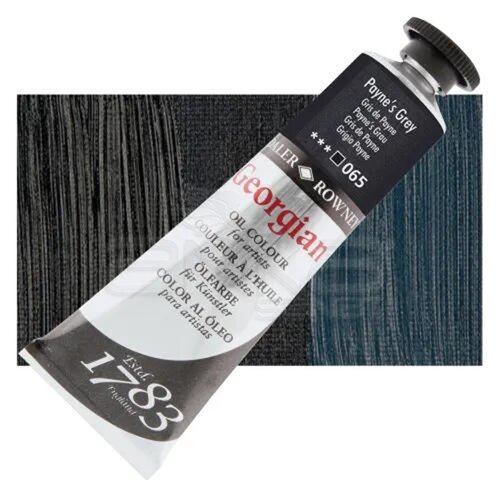 Daler Rowney Georgian Yağlı Boya 225ml 065 Paynes Gray - 065 Payne`s Gray