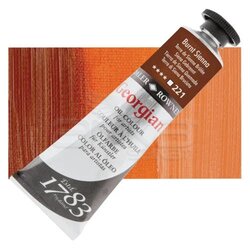 Daler Rowney - Daler Rowney Georgian Yağlı Boya 225ml 221 Burnt Sienna