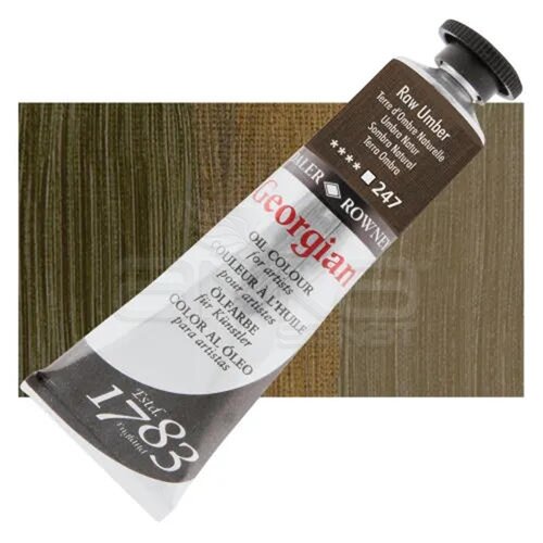 Daler Rowney Georgian Yağlı Boya 225ml 247 Raw Umber - 247 Raw Umber