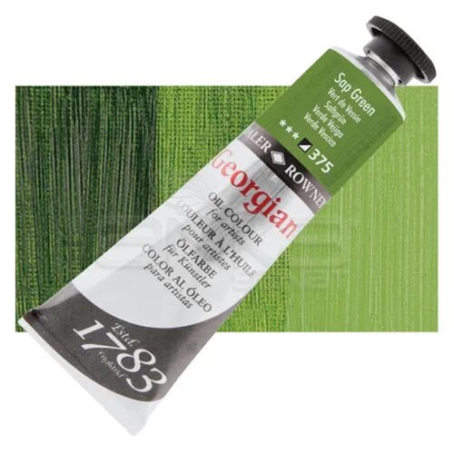 Daler Rowney Georgian Yağlı Boya 225ml 375 Sap Green - 375 Sap Green