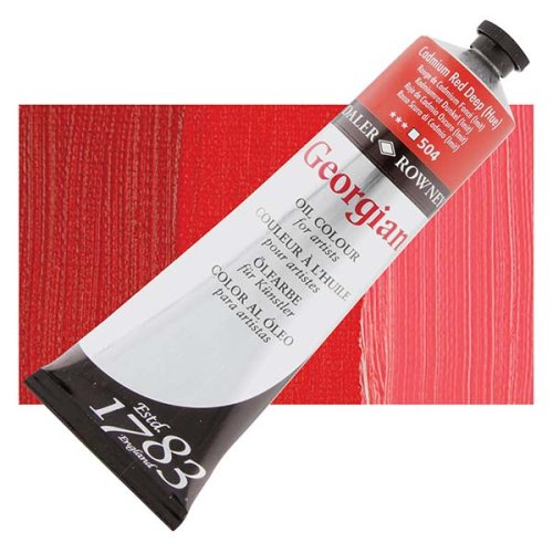 Daler Rowney Georgian Yağlı Boya 225ml 504 Cadmium Red Deep Hue