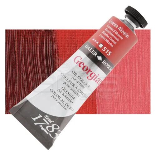 Daler Rowney Georgian Yağlı Boya 225ml 515 Crimson Alizarin - 515 Crimson Alizarin