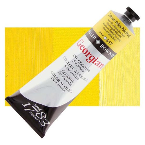 Daler Rowney Georgian Yağlı Boya 225ml 617 Cadmium Yellow Pale Hue - 617 Cadmium Yellow Pale Hue