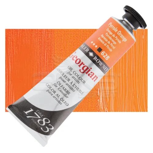 Daler Rowney Georgian Yağlı Boya 225ml 628 Chrome Orange Deep Hue