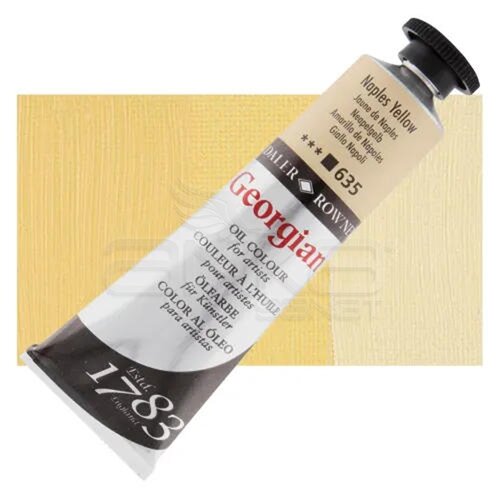 Daler Rowney Georgian Yağlı Boya 225ml 635 Naples Yellow - 635 Naples Yellow