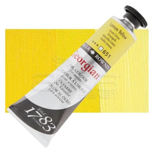 Daler Rowney Georgian Yağlı Boya 225ml 651 Lemon Yellow - 651 Lemon Yellow