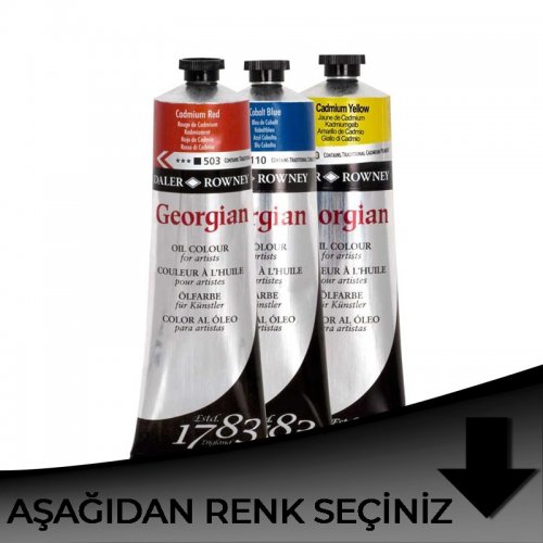 Daler Rowney Georgian Yağlı Boya 225ml Siyah Tonlar