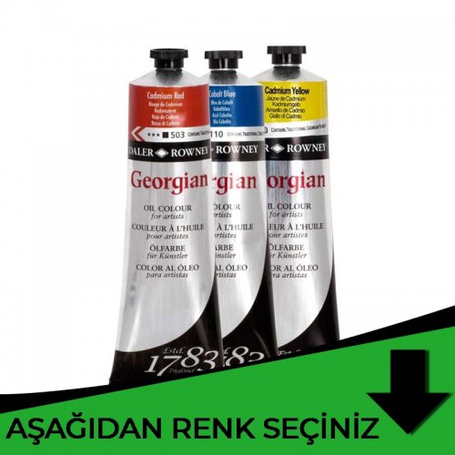 Daler Rowney Georgian Yağlı Boya 225ml Yeşil Tonlar