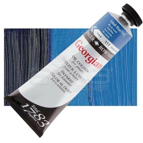 Daler Rowney Georgian Yağlı Boya 225ml 111 Cobalt Blue Hue - 111 Cobalt Blue Hue