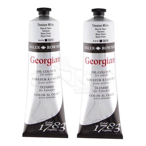 Daler Rowney Georgian Yağlı Boya 225 ml Titanium White Set 2li 111225999