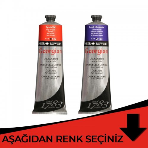 Daler Rowney Georgian Yağlı Boya 38ml Kırmızı Tonlar