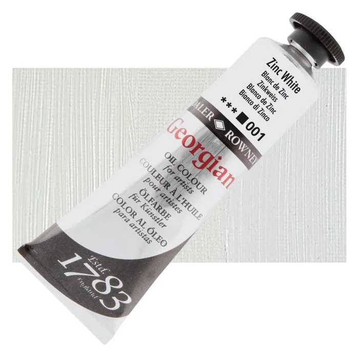 Uni - Daler Rowney Georgian Yağlı Boya 38ml 001 Zinc White