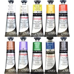 Anka Art - Daler Rowney Georgian Yağlı Boya 38ml Set 4 10lu