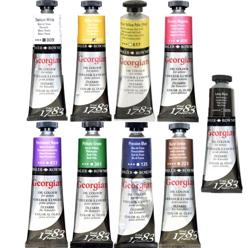 Daler Rowney Georgian Yağlı Boya 38ml Set 3 9lu