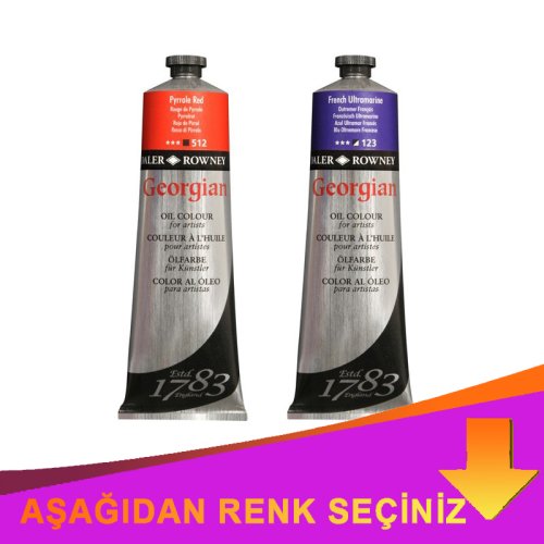 Daler Rowney Georgian Yağlı Boya 38ml İndirimli Renkler