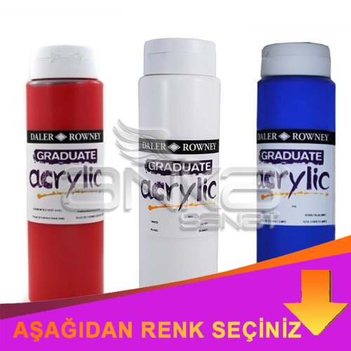 Daler Rowney Graduate Akrilik Boya 1000ml İndirimli Renkler