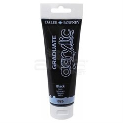 Daler Rowney - Daler Rowney Graduate Akrilik Boya 120ml Black (026)