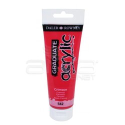 Daler Rowney - Daler Rowney Graduate Akrilik Boya 120ml Crimson (542)