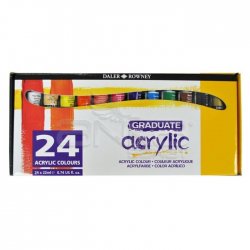 Daler Rowney Graduate Akrilik Boya Seti 24 Renk 123 900 024 - Thumbnail