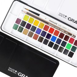 Daler Rowney Graduate Watercolour Tablet Sulu Boya 36lı - Thumbnail