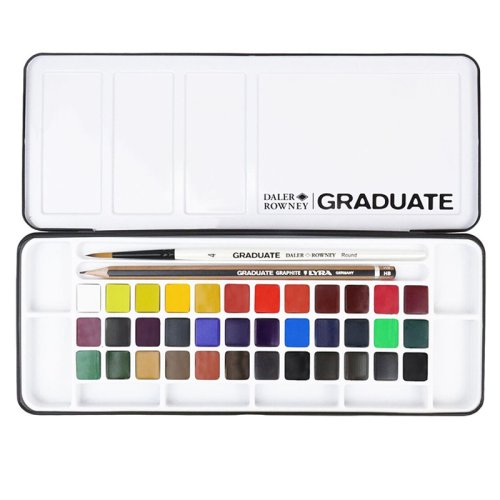 Daler Rowney Graduate Watercolour Tablet Sulu Boya 36lı