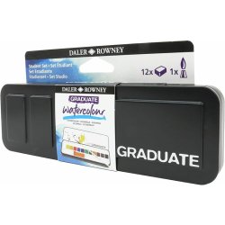 Daler Rowney - Daler Rowney Graduate Watercolour Tablet Suluboya 12li (1)