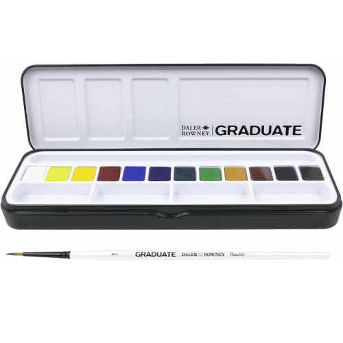 Daler Rowney Graduate Watercolour Tablet Suluboya 12li