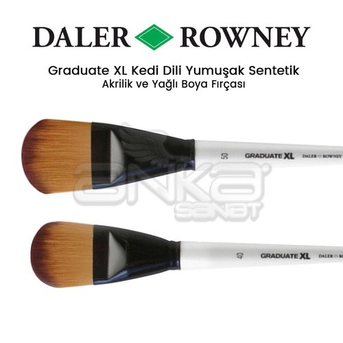 Daler Rowney Graduate XL Kedi Dili Yumuşak Sentetik Fırça