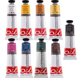 Anka Art - Daler Rowney Graduate Yağlı Boya 38ml Set 1 9lu