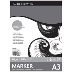 Daler Rowney Simply Marker Pad 70g 40 Yaprak - Thumbnail