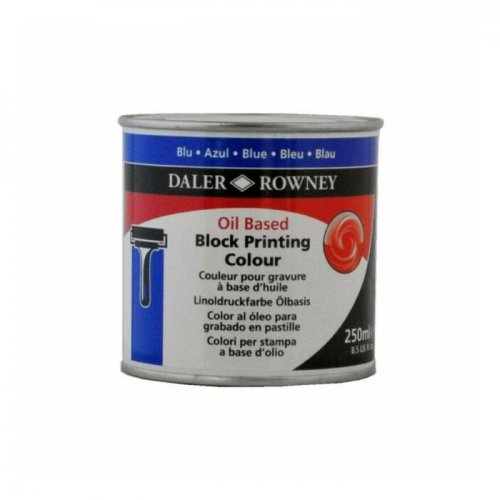 Daler Rowney Oil Based Block Printing 250ml 100 Blue