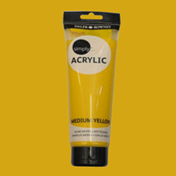 Daler Rowney - Daler Rowney Simply Akrilik Boya 250ml 684 Medium Yellow