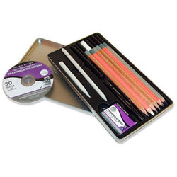 Daler Rowney - Daler Rowney Simply Drawing Tin 12li Set (1)