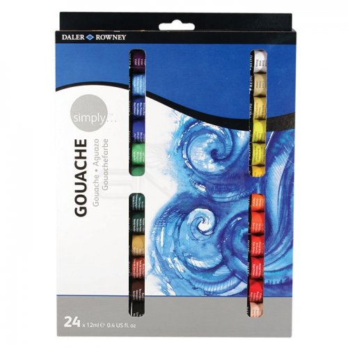 Daler Rowney Simply Guaj Boya Seti 24x12ml 126600924