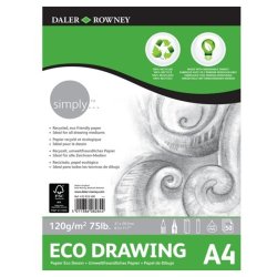 Daler Rowney Eco Drawing Pad 50 Yaprak 120g - Thumbnail