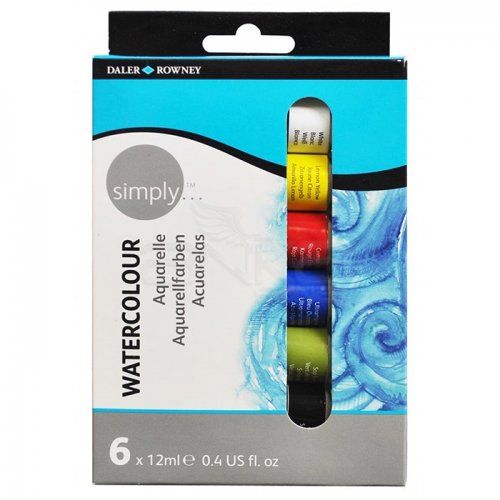 Daler Rowney Simply Watercolour Tüp Sulu Boya 6lı Set 134500006