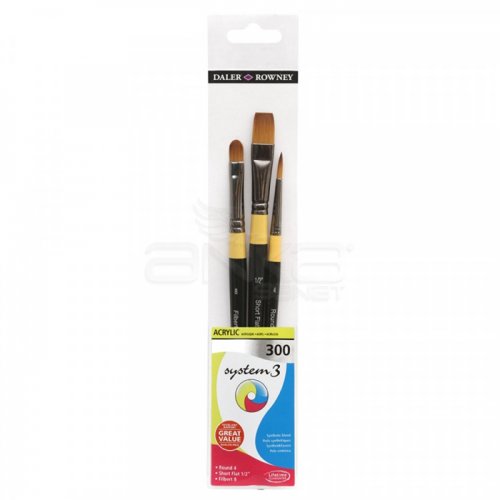 Daler Rowney System 3 Acrylic Fırça Seti 300